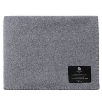 Little Gem Grey Australian Wool Bassinet Blanket 80 x 120 cm