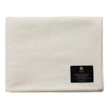 Little Gem Cream Australian Wool Cot Blanket 120 x 160 cm