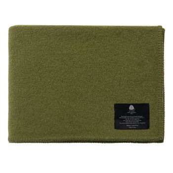 Little Gem Green Australian Wool Cot Blanket 120 x 160 cm