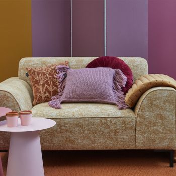 KAAT Amsterdam Jonine Lilac Square Filled Cushion 45cm x 45cm