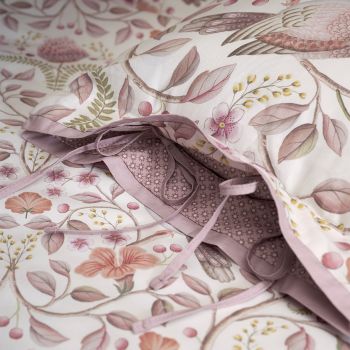 PIP Studio Garden of Dove Off White Cotton Cover Oblong Cushion 35cm x 60cm