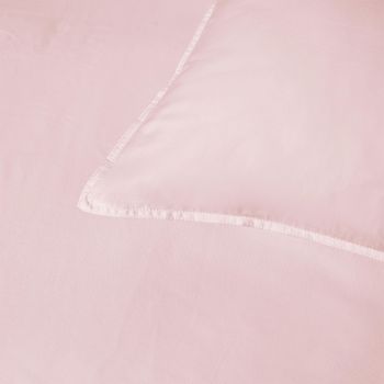 Accessorize 400TC Blush Bamboo Cotton Double Stitch Quilt Cover Set King