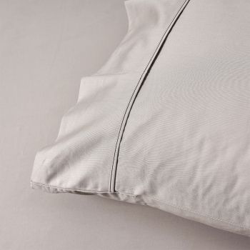 Accessorize 400TC Stone Bamboo Cotton Mega / Super Sheet Set 50cm Wall King