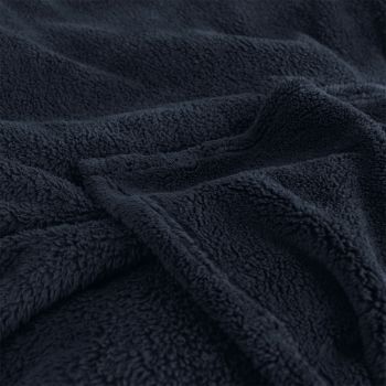 Ardor Teddy Navy Ultra Soft Cozy Fleece Blanket Queen