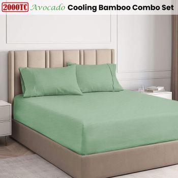 Ramesses Avocado 2000TC Cooling Bamboo Combo Set King