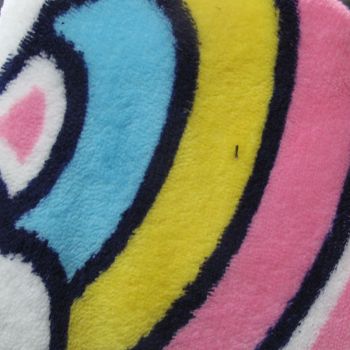 Snuggle Coral Fleece Throw with Sherpa Reverse 127 x 152 cm Emojis Pink