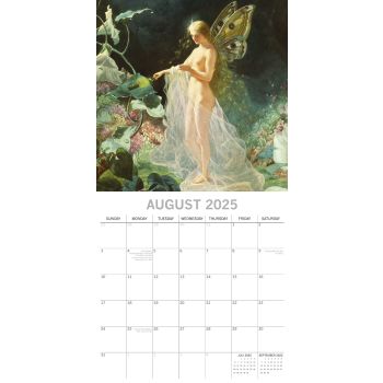 Fairies - 2025 Square Wall Calendar Arts 16 Months Premium Planner Gift