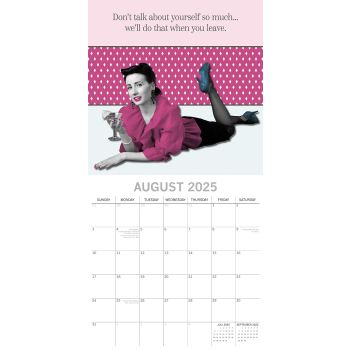 Bitchy Talk - 2025 Square Wall Calendar 16 Months Premium Planner New Year Gift