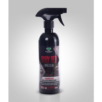 Ruby Red Wheel Cleaner – Steel & Alloy Wheel Cleaner 500 ml  Made in UK