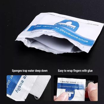 Disposable Nail Polish Remover UV Soak Off Acetone Art Removal Gel Wraps Cleaner