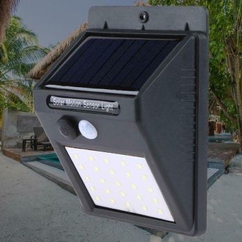 4Pcs 20 Led Solar Powered Pir Motion Sensor Light Garden Outdoor Security Lights