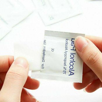 50-1000Pcs Reynard Alcohol Pad Wipes Sterile 75% Medical Ethyl Skin Swabs Au - 100 PCS