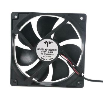 2Pcs 120Mm Usb Cooling Fan Silent Fan Computer Case Pc Cpu Case Dc 5V Office Au