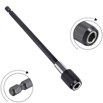 3PCS Screwdriver Bit Extension Set 1/4 Hex Shank Quick Release Drill Adapter Kit