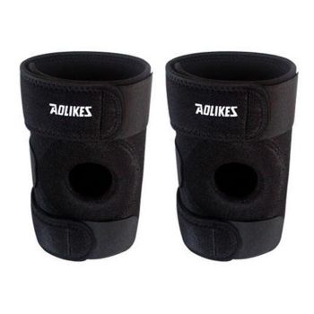 Aolikes Elastic Adjustable Knee Brace Fastener Patella Support Gym Relief Strap - 1 Unit