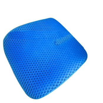 Gel Honeycomb Seat Comfort Cushion Flex Back Support Spine Protector - 1000g (44*36.5*4.5CM)