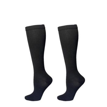 S/M Compression Socks Women Men Nursing Travel Stocking Sport Running - Colour Love