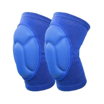 Aolikes Knee Pad Crashproof Antislip Brace Leg Sleeve Guard Protector Support - Blue*1 Pair