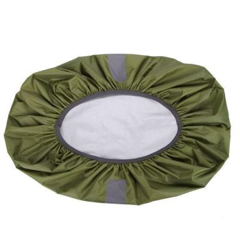 L Size Outdoor Foldable Backpack WaterProof Rain Cover Rucksack Camping Travel - Green