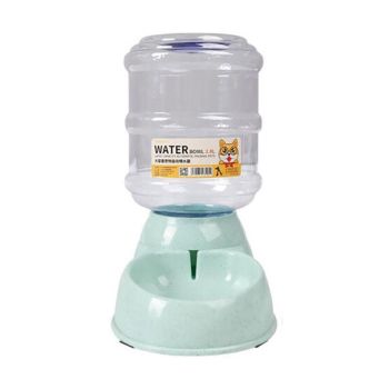 Automatic 3.8L Water Feeder Pet Dog Cat Puppy Dispenser Feeder Bowl Bottle - Grey