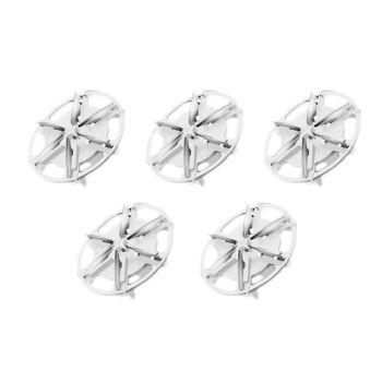 Rechargeable Fabric Lint Remover Electric Clothes Shaver White Green Replacement Blade - 5PCS 6-Blade Blade (Only)