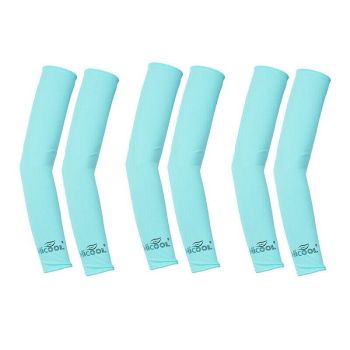3 Pairs Cooling Sport Arm Stretch Sleeves Sun Uv Protection Covers Cycling Golf - Camo x 3 Pairs
