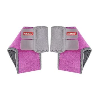 M Size Aolikes 1Pair Support Pads Guard Kids Children Ankle Brace Wrap Protection - Blue