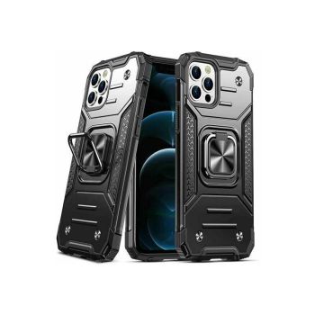 Shockproof Ring Case For iPhone 14 Plus Blue/Black/Red - Blue