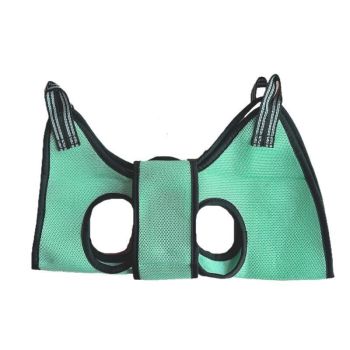 Small Pet Grooming Sling Hammock Dog Cat Restraint Bag Trimming Light Green - XS