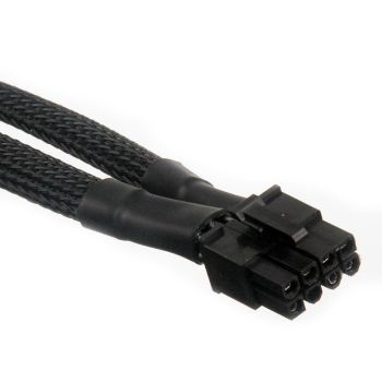 Dual Mini 6 Pin to 8 Pin PCI-E Video Card Power Cable Y Splitter 18AWG Mac Pro
