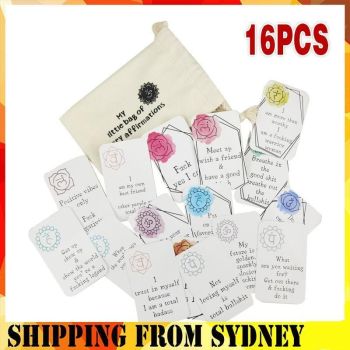 16Pcs Funny Affirmation Cards Sweary Positive Swear Card Confirmation Joke Gift