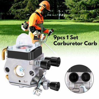 Carburetor Carb Air Fuel Filter Set For Stihl Fs38 Fs45 Fs46 Fs55 Fs80 Fs85 Km55