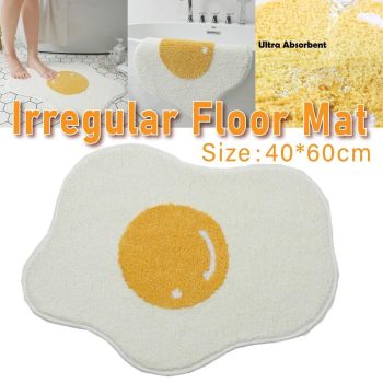 Simple Irregular Living Room Rug Bedroom Bedside Floor Mat Soft Modern Carpet