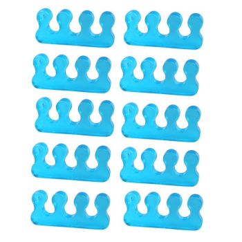 Reusable Soft Silicon Toe Finger Separator Nail Art Pedicure Polish Tool Au - 1Pair