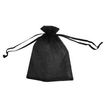 50 pcs Organza Bag Sheer Bags Jewellery Wedding Candy Packaging Sheer Bags 7*9 cm - Dark Purple/50PCS