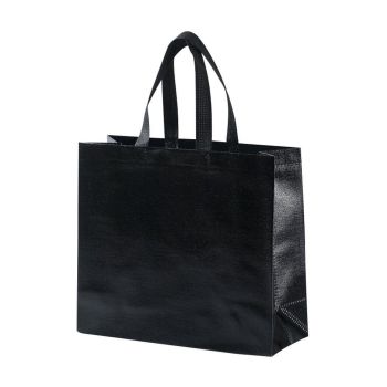 25PCS Embossed Non-Woven Tote Bag Fashion Shopping Gift Packaging Bag - Gold-40*30*12cm