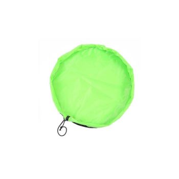 150cm Play Mat Bag Portable Toy Storage Organizer with Drawstring Closure - Purple