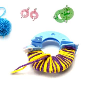 8Pcs Pompom Maker Kit 3.5/5.5/7/9Cm 4 Sizes Knitting L-Oom Diy Pom Pom Maker