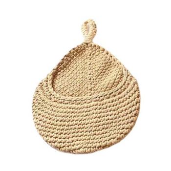 Hanging Wall Organizer Vegetable Fruit Basket Kitchen Storage Pouch Bag Diy 6Size - XL