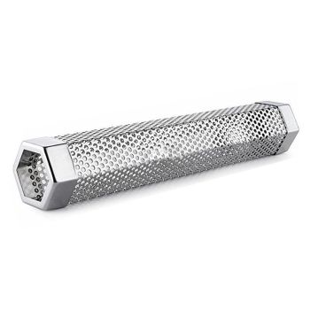 Hexagon Bbq Smoker Tube Stainless Steel Grill Accessory Smoking Box Long Lasting - 12Inch