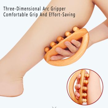 Handheld Massage Brush Whole Body Meridian Scraping Stick Leg Waist Tendon Brush