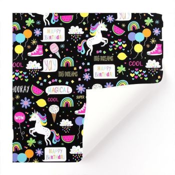 20pcs Cute Animal Cartoon Gift Wrapping Paper for Toys Bookskin and Crafts - Ice cream-20PCS