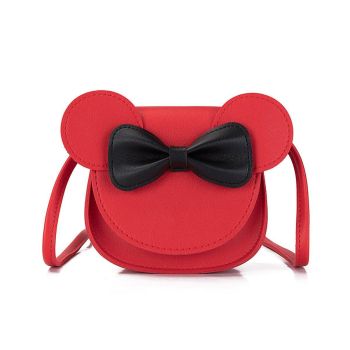 Cute Bowknot Crossbody Bag Fashionable Girls Shoulder Bag Slanting Mini Handbag - Light Blue