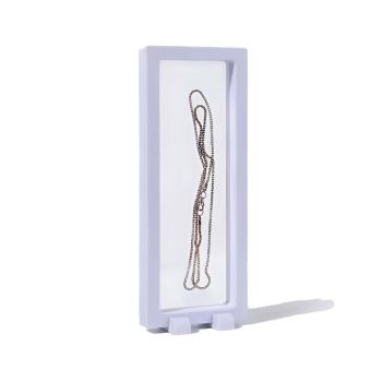 10pcs Transparent PE Film Display Box Jewelry Packaging Storage Box Container - 7-18-2-Black