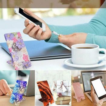 2Pcs Silicone Mobile Phone Stand Mould Holder Casting Mold Resin Epoxy Craft Au
