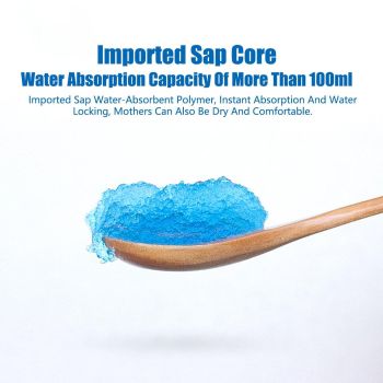 50pcs Disposable Breastmilk Pads Leakproof Nursing Pads for Breastfeeding Moms