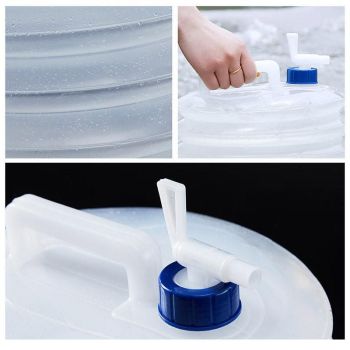Collapsible Bucket Portable Telescopic Water Storage Large Capacity Outdoor - 10L
