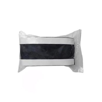 Cable Cover Nylon Sticky Wire Protector Floor Blanket Reusable Cord Tube Cover - Black-1Meter(with adhesive)-Floor