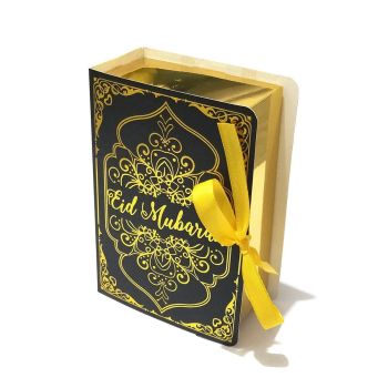 50PCS Moon Stars Wedding Candy Box Gift Box Holiday Party Decorations Favour - Black