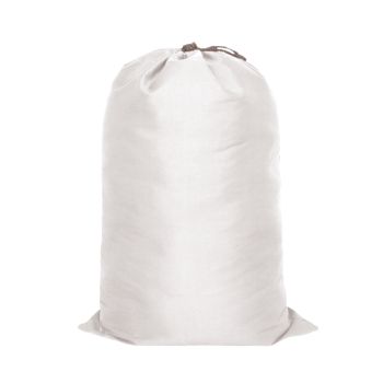 Canvas Drawstring Large Bag Pouch Clothes Craft Storage Laundry - White-74X120cm